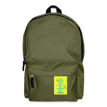 Cold Smoth Tasty Cool - Rucksack - Olivgrün - Vorne
