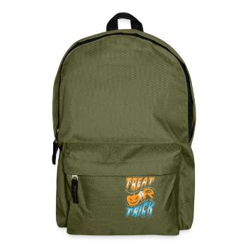 Joyeux Halloween Horror Monster Haunted Horror Scare - Sac à dos - vert olive - Devant