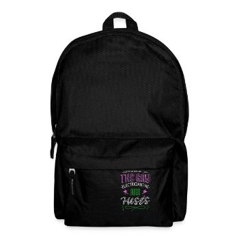 électricien électricien craft boys cool design - Sac à dos - noir - Devant