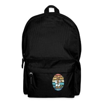 Bär Viktoria Shirt - Rucksack - Schwarz - Vorne