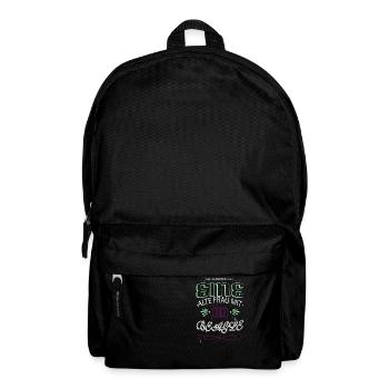 frauen einsatz muttertag mädchen feminist woman - Rucksack - Schwarz - Vorne