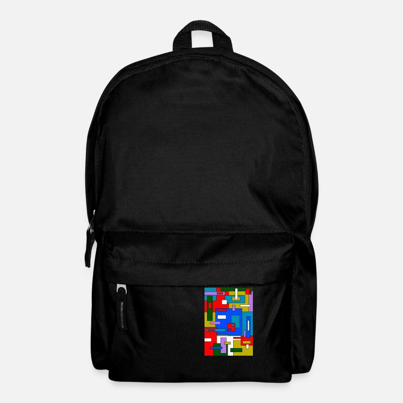 Abstract geometry - Backpack - black