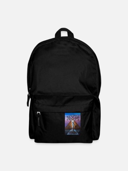 Surrealistische Malerei - Rucksack - Schwarz