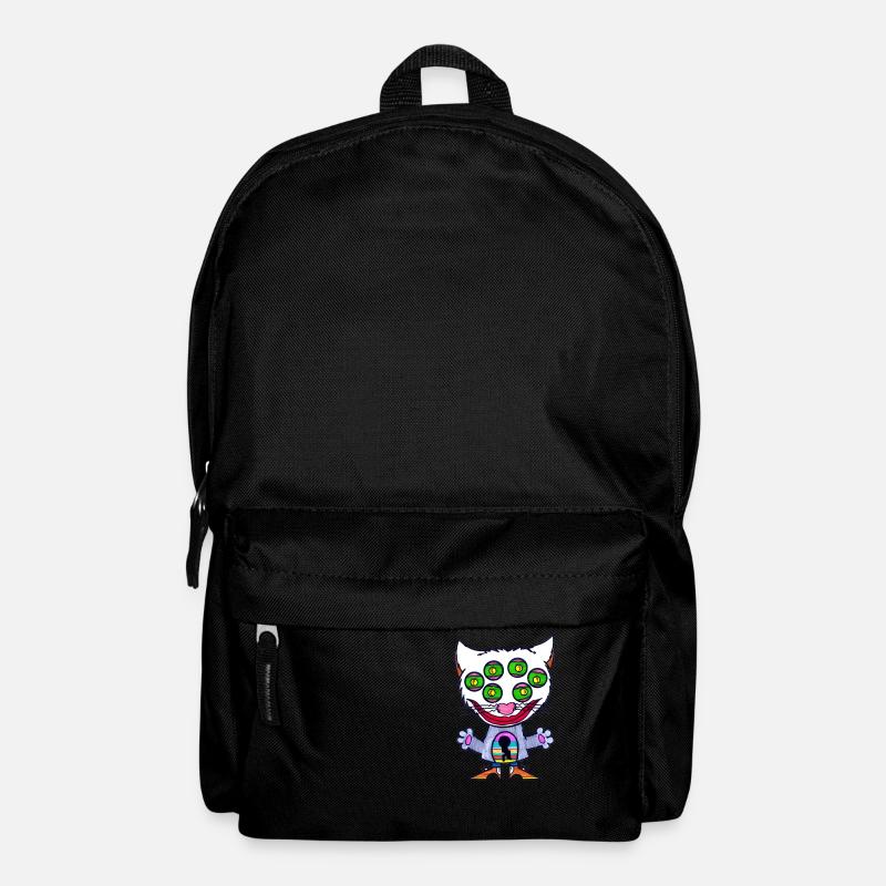 Schloss Katzen Augen - Rucksack - Schwarz