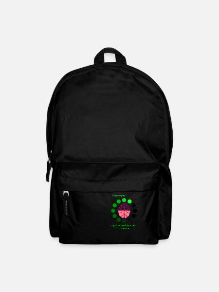 Cerveau: Optimisation en cours ... - Sac à dos - noir