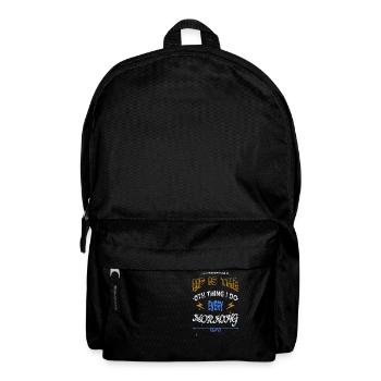 quote admin health informatics specialist tshirts - Rucksack - Schwarz - Vorne