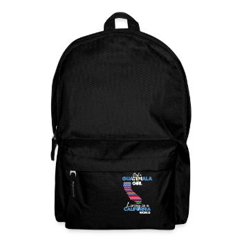 Guatemala Guatemalan Flagge DNA I Geschenk - Rucksack - Schwarz - Vorne