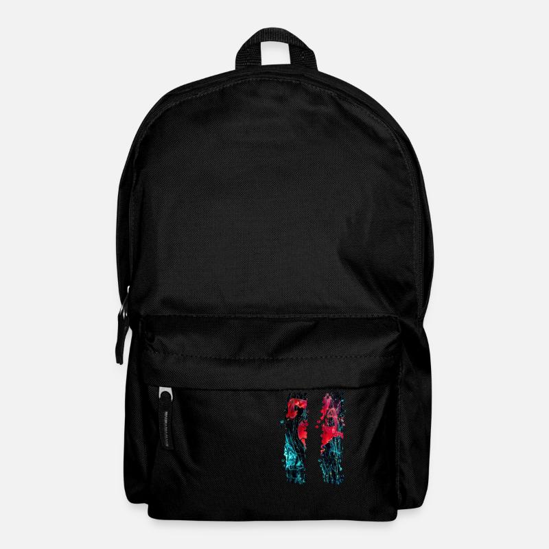Style rétro - Sac à dos - noir