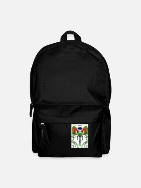 Elefantenkopf - Rucksack - Schwarz