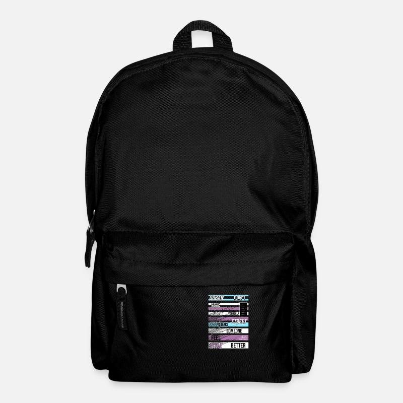 Damit sich jemand besser fühlt - Rucksack - Schwarz
