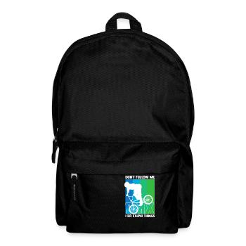 BMX Fahrrad BMX Zubehör - Rucksack - Schwarz - Vorne