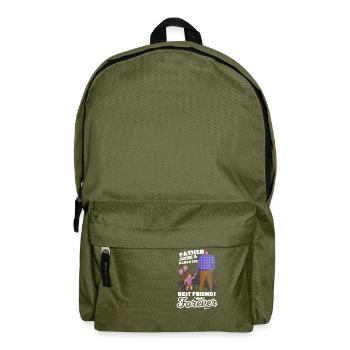 Père et fille - Sac à dos - vert olive - Devant