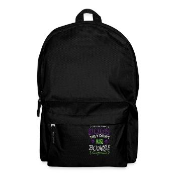 bday green flower power gift idea gift statement - Rucksack - Schwarz - Vorne