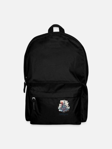 Oktopus-Kampf - Rucksack - Schwarz