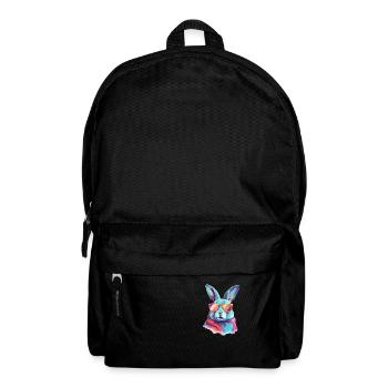 Tom the spectacled rabbit - Backpack - black - Front