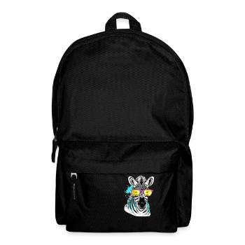Lapi the spectacled zebra - Backpack - black - Front