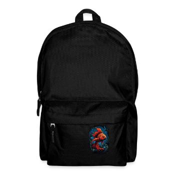 happy statement funny quote motocycle mechanics - Rucksack - Schwarz - Vorne