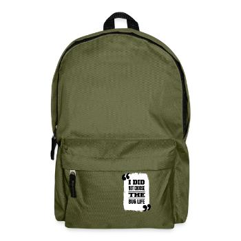 computer scientist admin fathersday cool quote - Rucksack - Olivgrün - Vorne