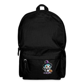 Halloween - Monster with Witch Hat - Backpack - black - Front