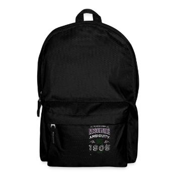citation humour école écrire drôles dictons cadeau - Sac à dos - noir - Devant