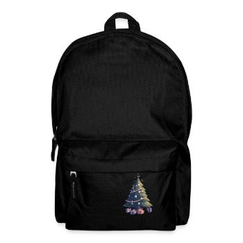 Glowing Christmas Tree - Backpack - black - Front