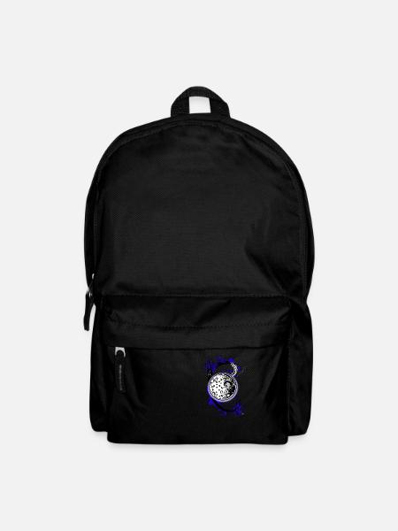 Dragon with moon - Backpack - black