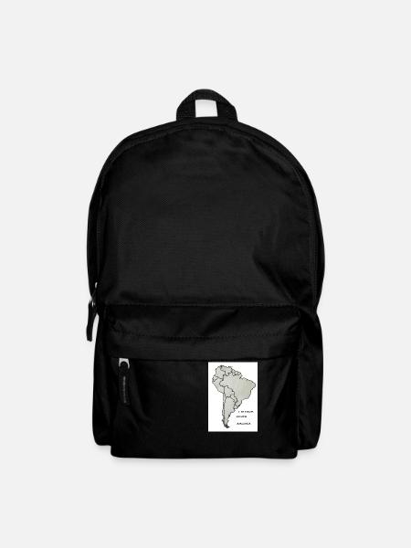 I'm from South America slogan - Backpack - black