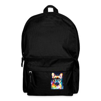 Bulldog French Bulldog - Backpack - black - Front