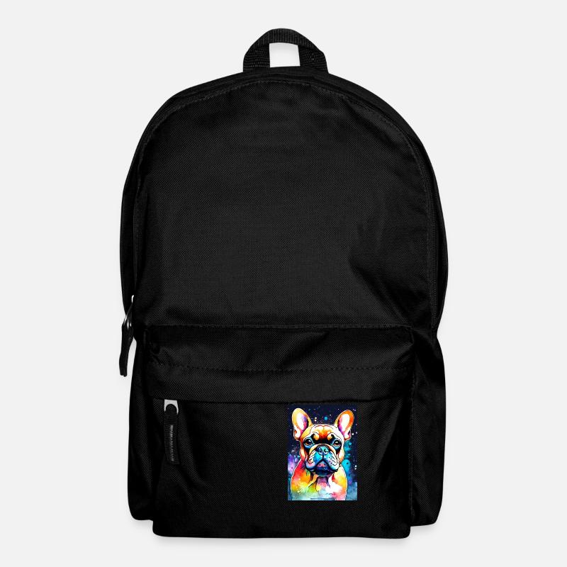 Bulldog Bouledogue français - Sac à dos - noir