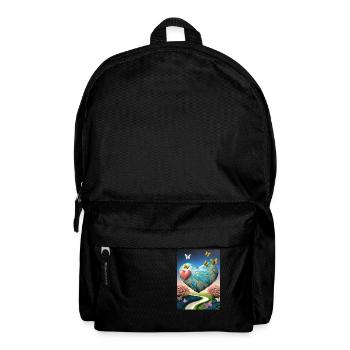 Notre Terre - Sac à dos - noir - Devant