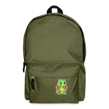 Dragon mignon - Sac à dos - vert olive - Devant