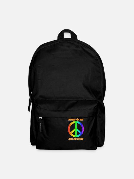 Demo Frieden für alle Hass für keinen 2 ANti AFD - Rucksack - Schwarz