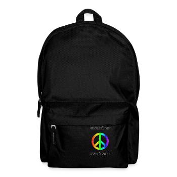 Demo Peace for All Hate for No 3 Anti AFD - Backpack - black - Front
