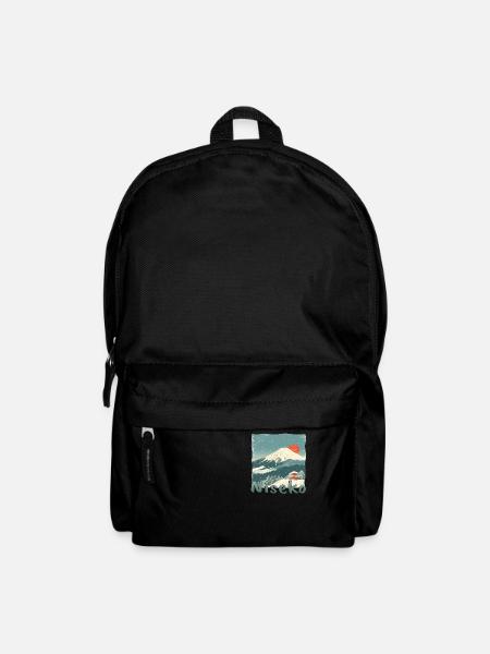 Niseko, Japon, Volcan, Coucher De Soleil, Hiver - Sac à dos - noir