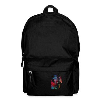 Cavalier #rider #horse #sport - Sac à dos - noir - Devant
