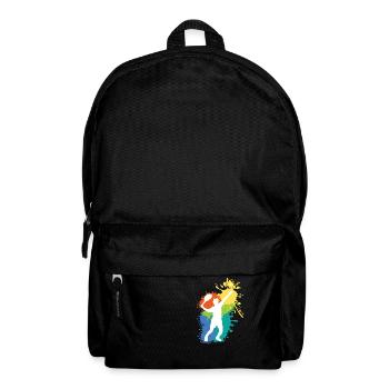 Schöne Tennis Grafik Design Geschenkidee - Rucksack - Schwarz - Vorne