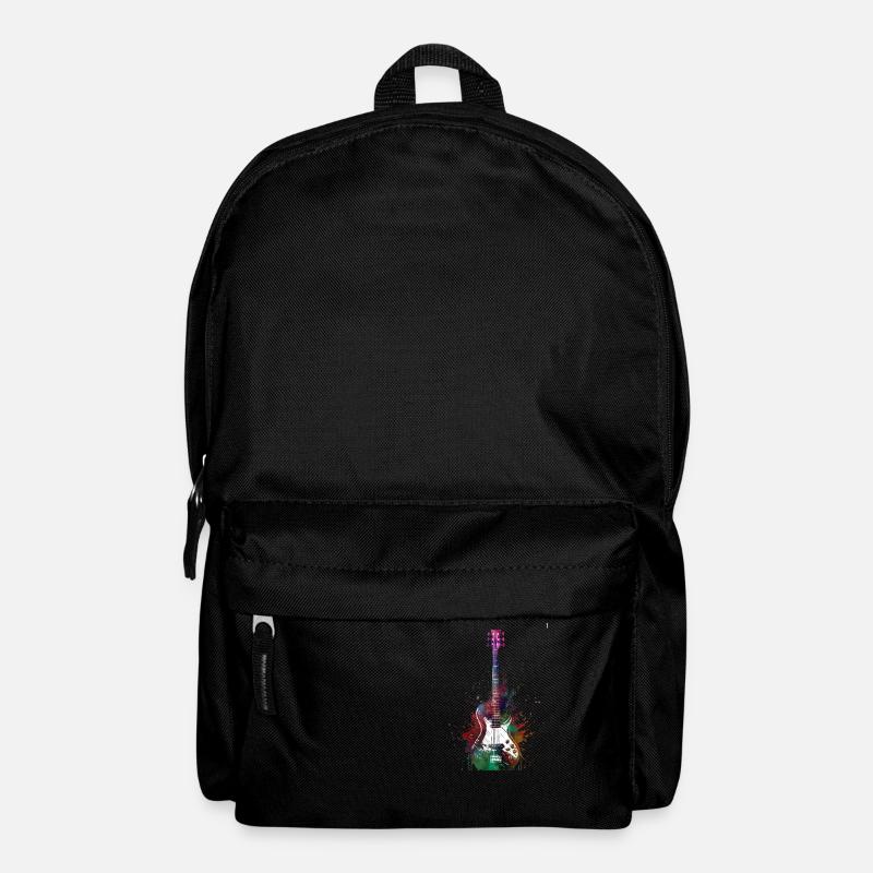 Music bass guitar - Backpack - black