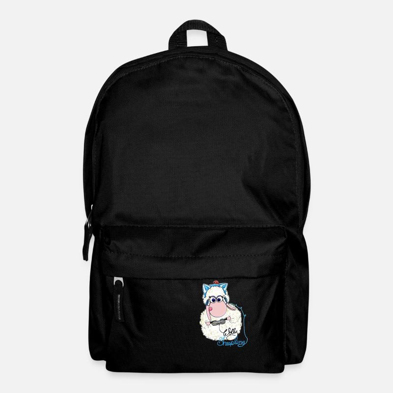 Wolly Sheepling zockt - Rucksack - Schwarz