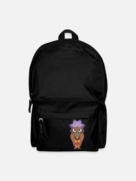 Owl - Backpack - black