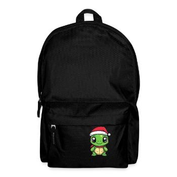 Turtle Christmas - Backpack - black - Front