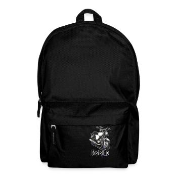 S51 (blanc) // Illustration - Sac à dos - noir - Devant