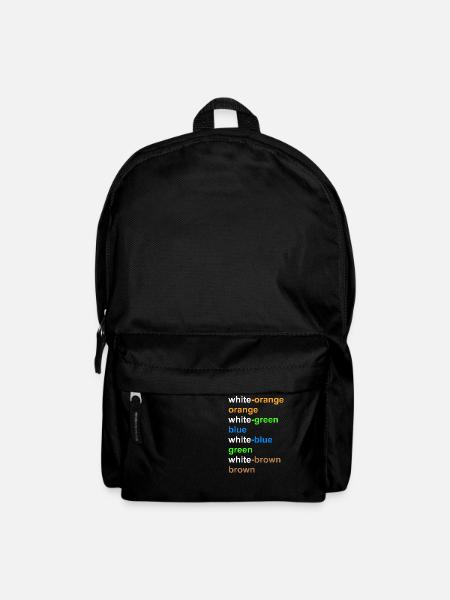 RJ45 Network Technology Color Assignment according to T568B - Backpack - black