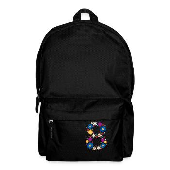 Flowers 8 - Rucksack - Schwarz - Vorne