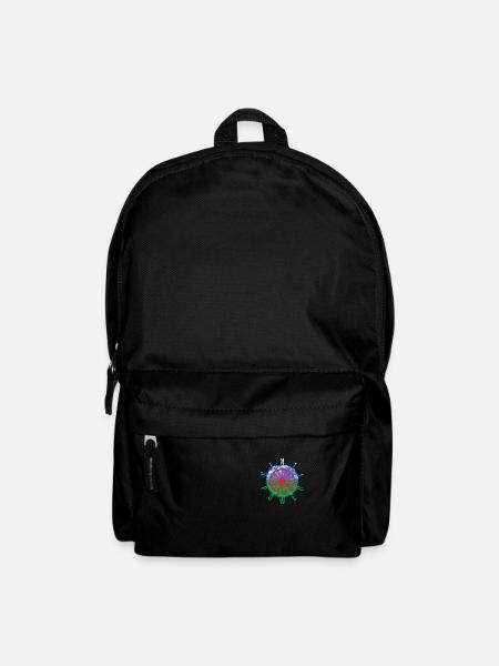 Roma und Sinti Flagge Sinti POWER - Rucksack - Schwarz