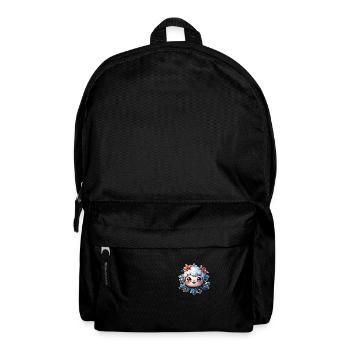 Schneeflocke für Kinder - Rucksack - Schwarz - Vorne