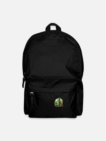 Style bande dessinée de courgettes - Sac à dos - noir