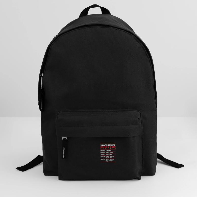 Programmer Hourly Rate Support Coder Labor IT Backpack
