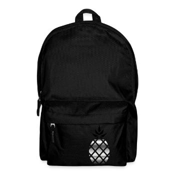 Silber Ananas - Rucksack - Schwarz - Vorne