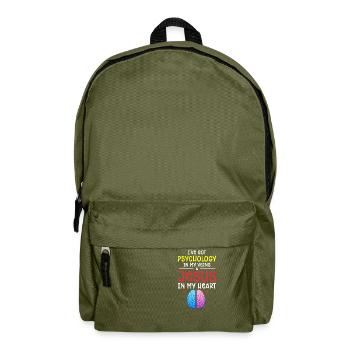 Psychologie - Sac à dos - vert olive - Devant