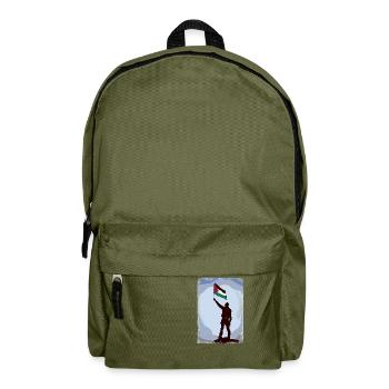 Palestine Flag Lives Matter P10 - Backpack - olive green - Front